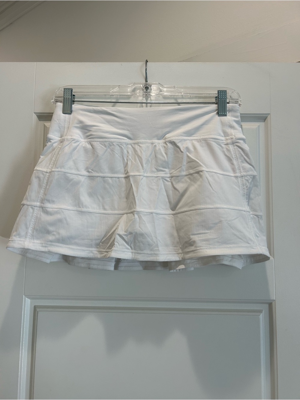 Lululemon White Workout Mini Skirt
